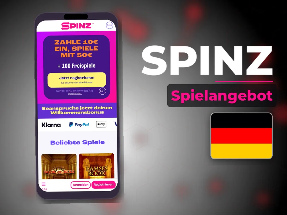 Spinz - Spielangebot