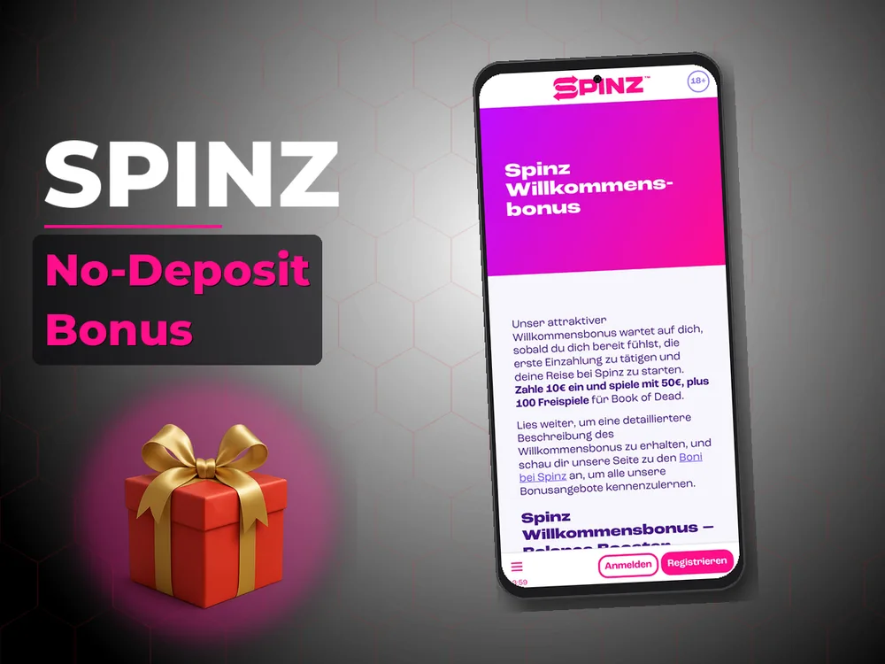 Spinz - No-Deposit Bonus