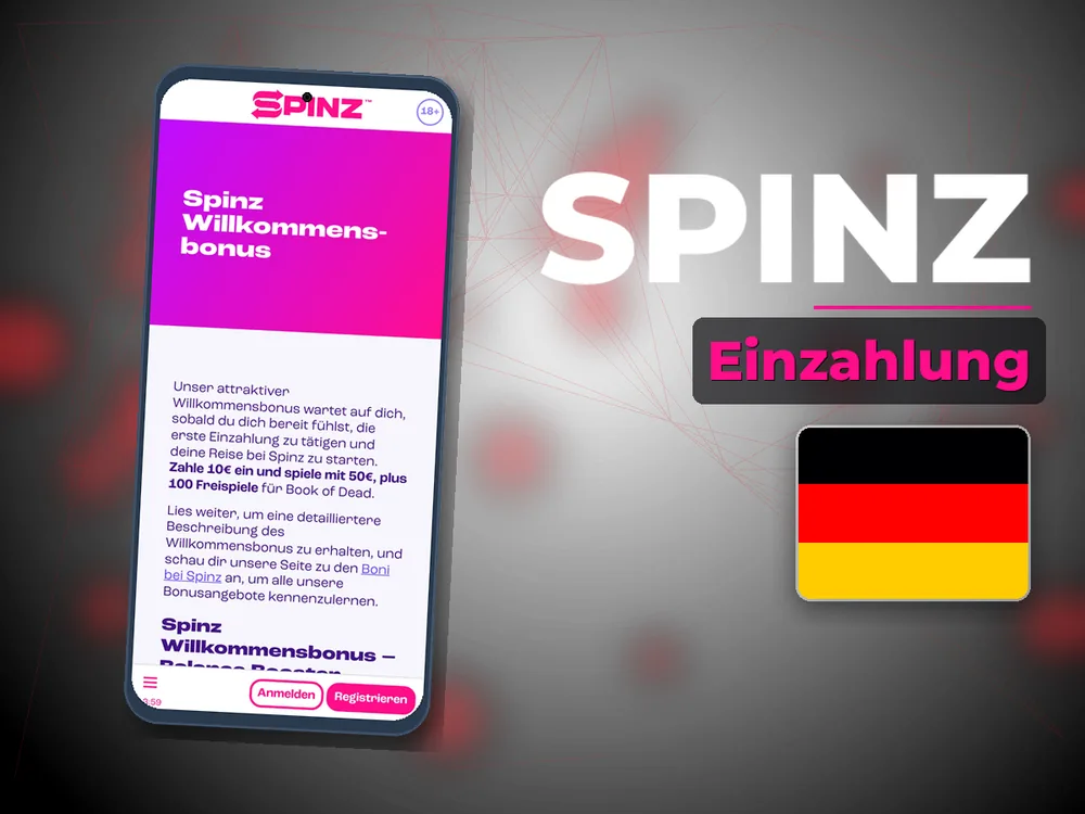 Spinz - Einzahlung