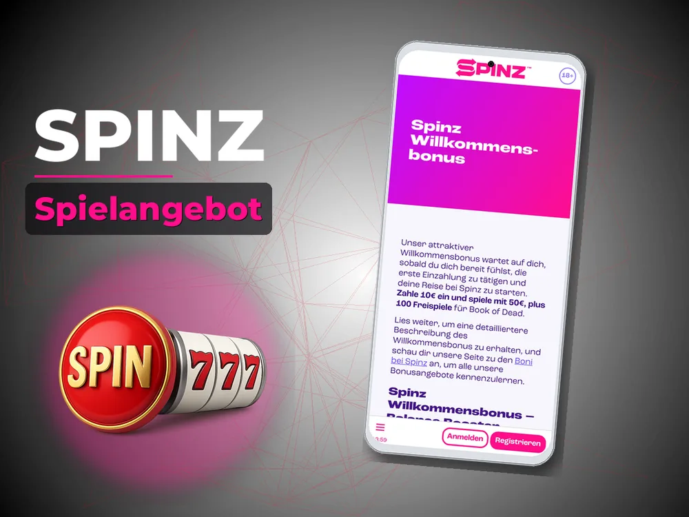 Spinz - Spielangebot