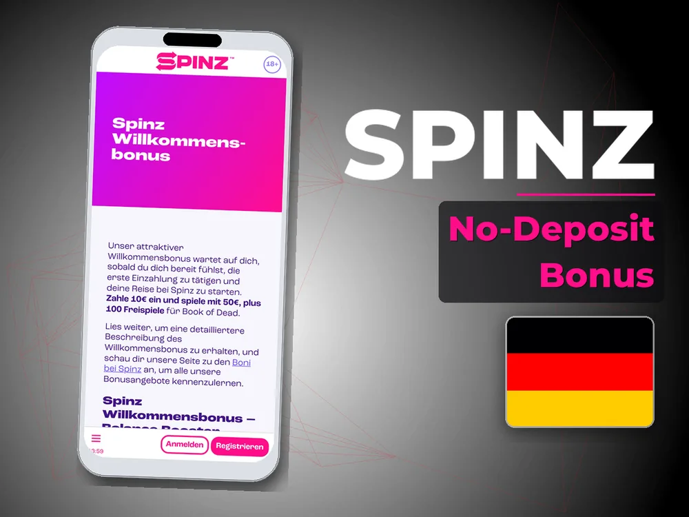 Spinz - No-Deposit Bonus