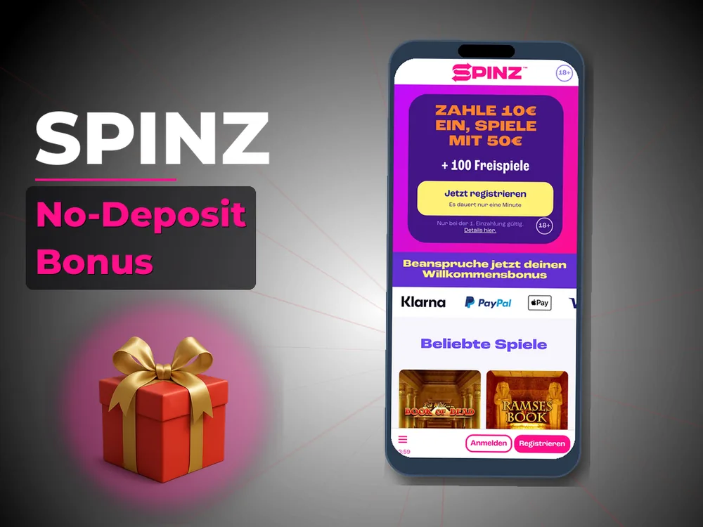 Spinz - No-Deposit Bonus