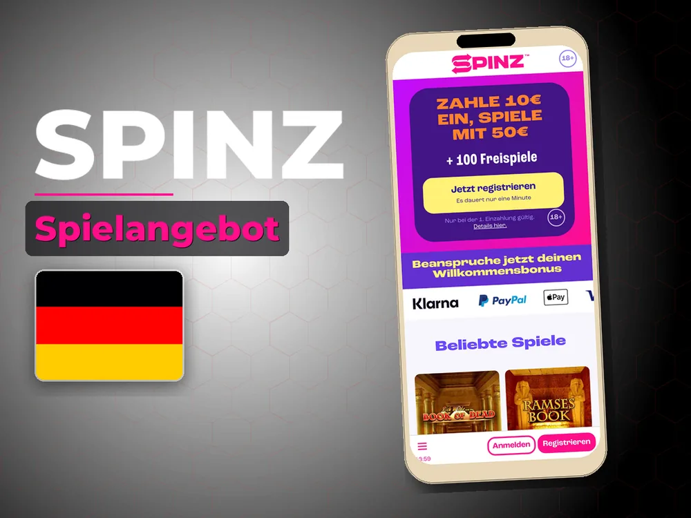 Spinz - Spielangebot