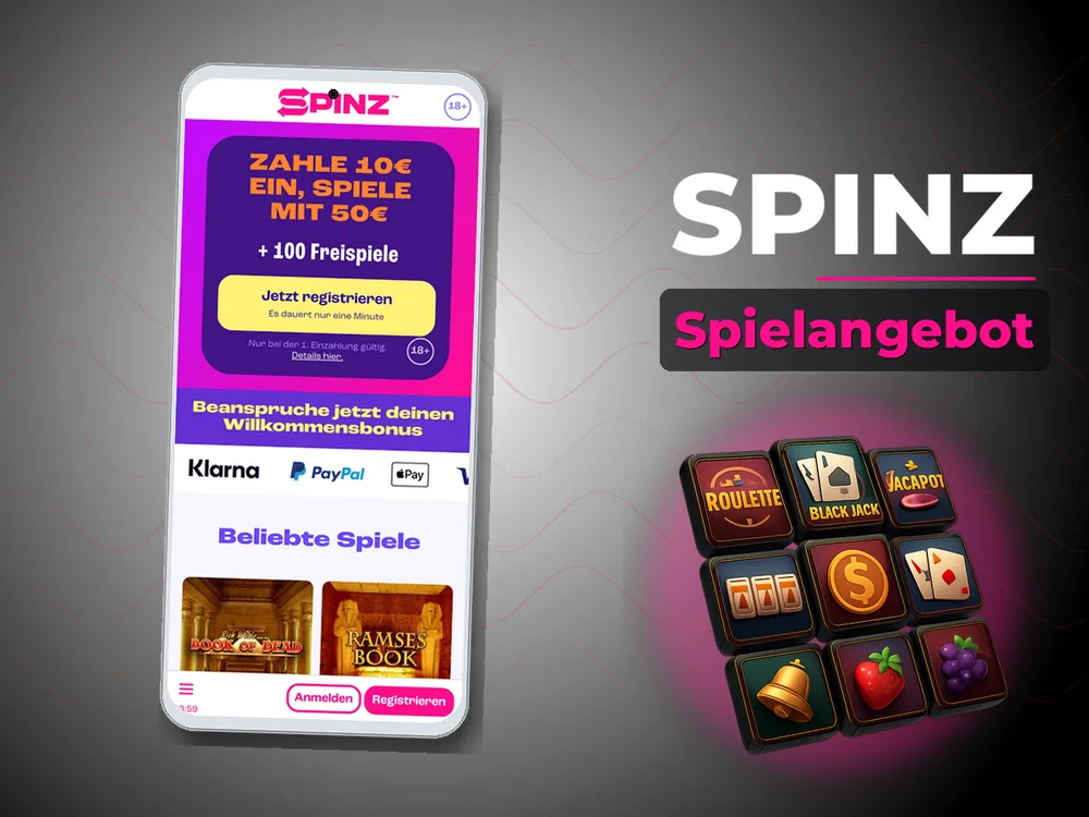 Spinz - Spielangebot