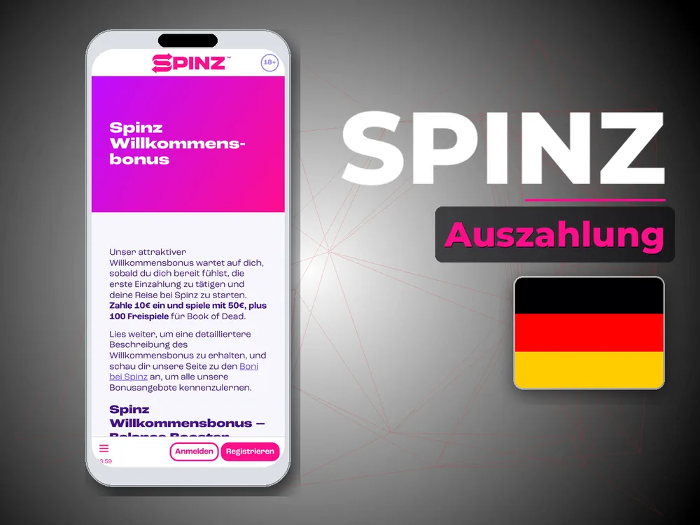 Spinz - Auszahlung