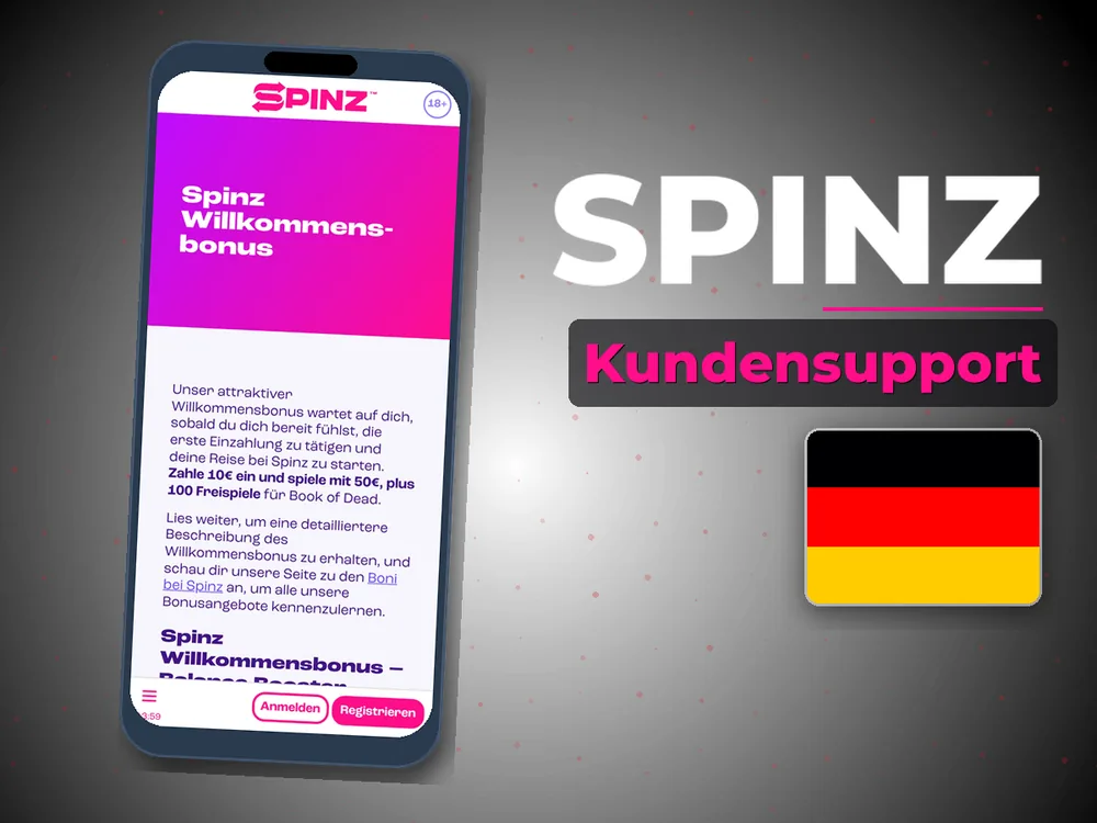 Spinz - Kundensupport