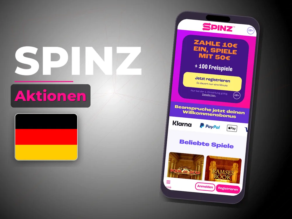 Spinz - Aktionen