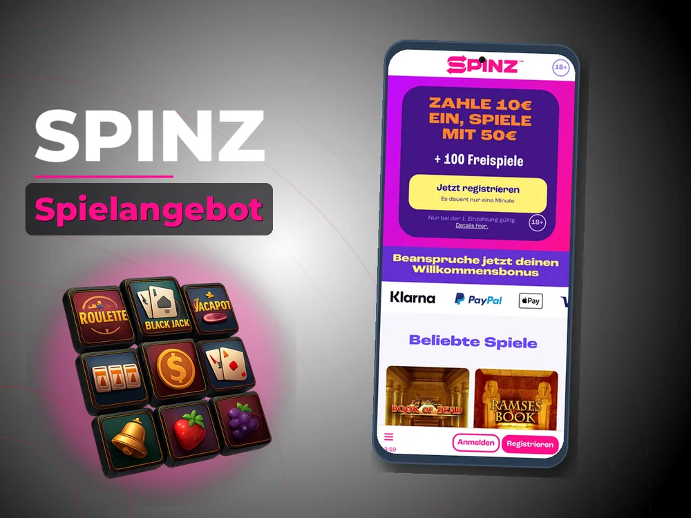 Spinz - Spielangebot